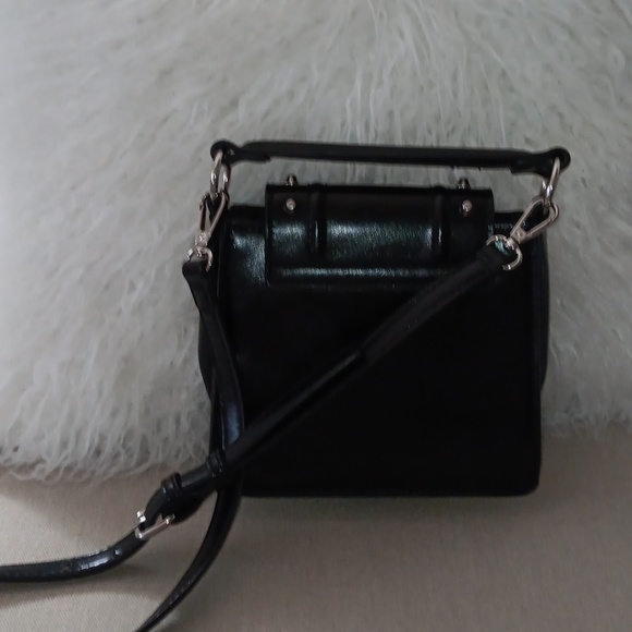 Zara mini studded black crossbody bag NWOT - Picture 2 of 5